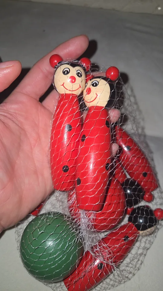 Wooden Ladybug Bowling Set image indicator(2)