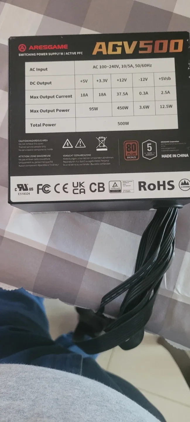 ARESGAME AGV500 Power Supply image indicator(3)