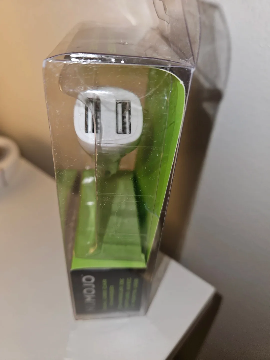 New Dual USB Car Charger & Phone Holder image indicator(3)