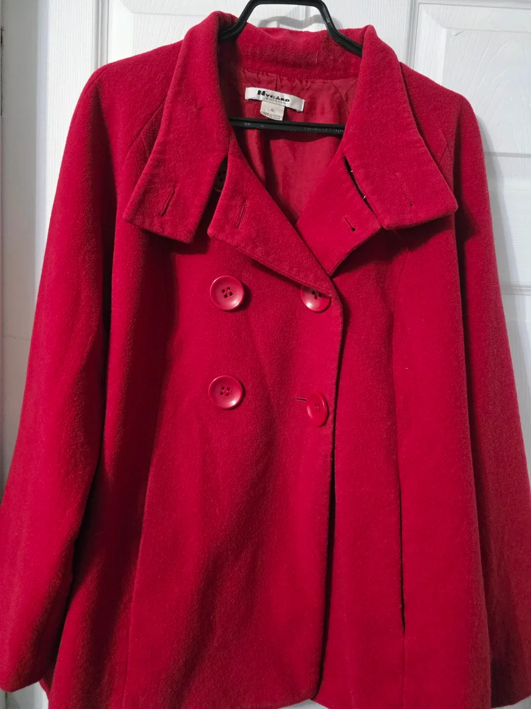 Nygard Red Wool Blend Coat - Size 16 image indicator(2)