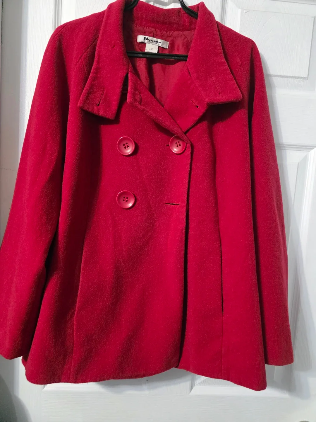 Nygard Red Wool Blend Coat - Size 16 image indicator(6)
