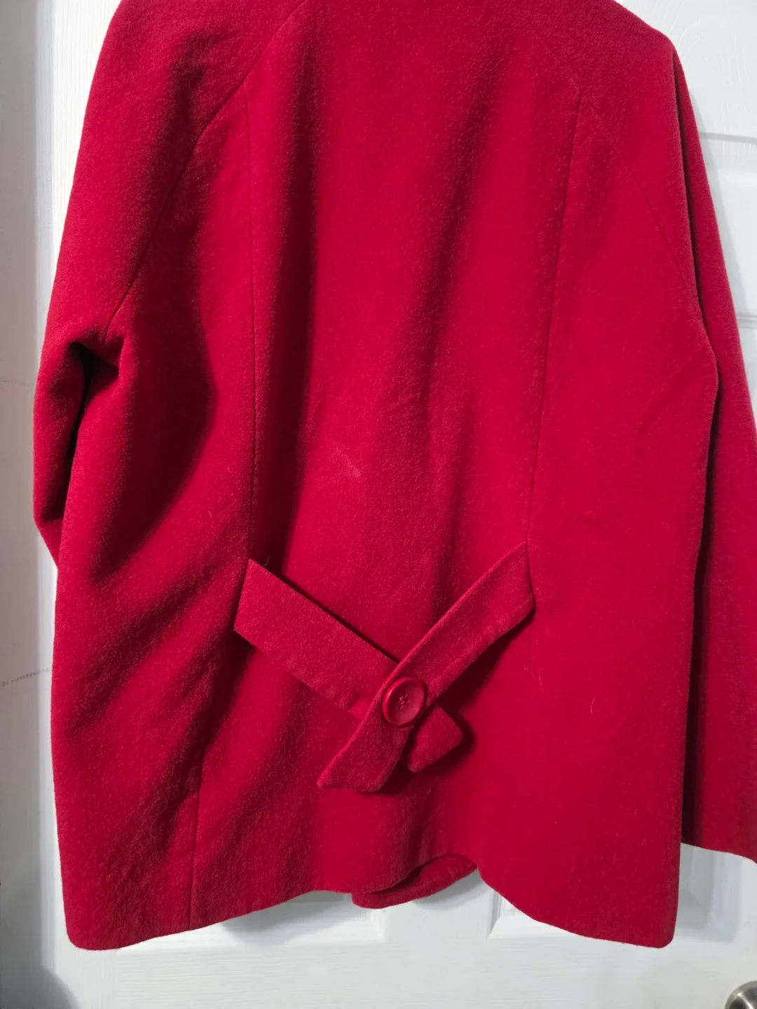 Nygard Red Wool Blend Coat - Size 16 image indicator(8)