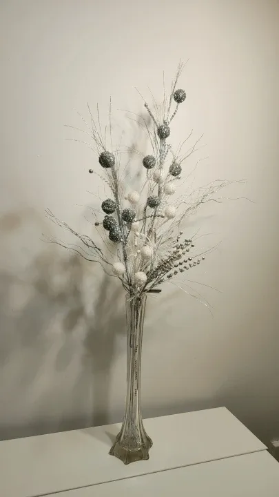 Silver Decorative Branch Arrangement image indicator(2)