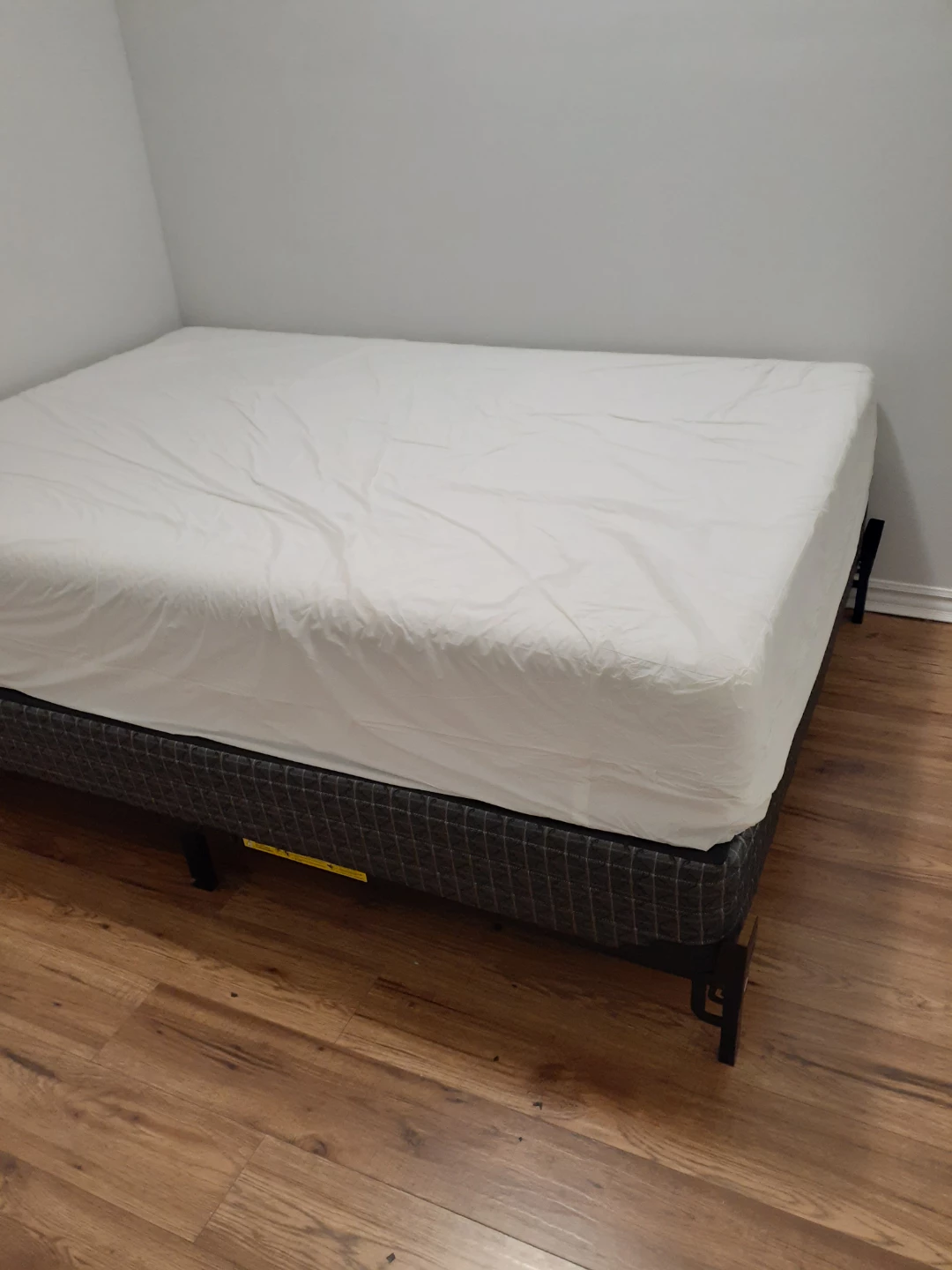 Double Bed frame box spring and mattress