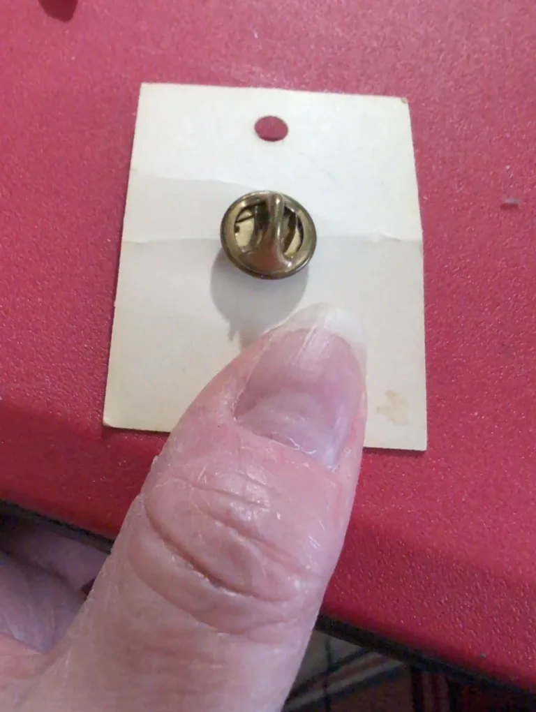 Vintage Angel on My Shoulder January Garnet Pin image indicator(2)