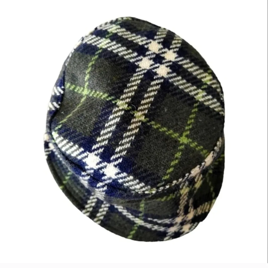 BURBERRY LONDON Check Patterned Wool Bucket Hat image indicator(3)