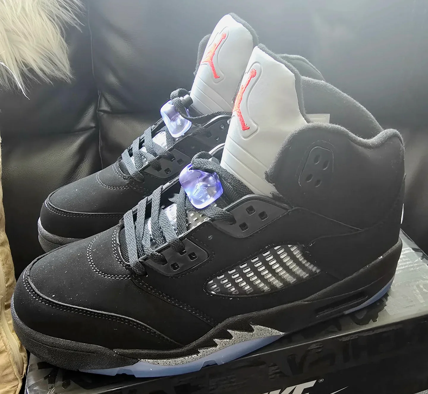 Brand new Jordan AJ5 Metallic Black sale