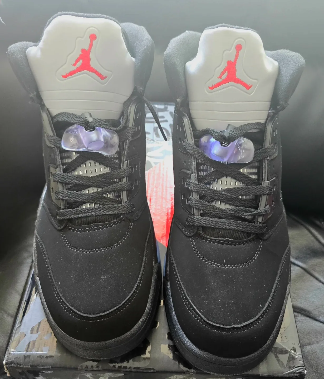 Brand new Jordan AJ5 Metallic Black sale image indicator(3)
