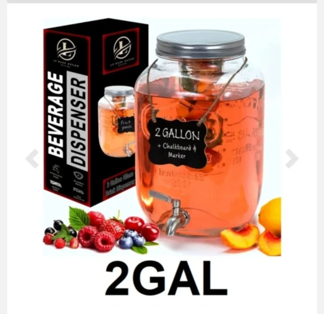 LE'RA Decanter Drink Dispenser - 2 Gal (NEW)