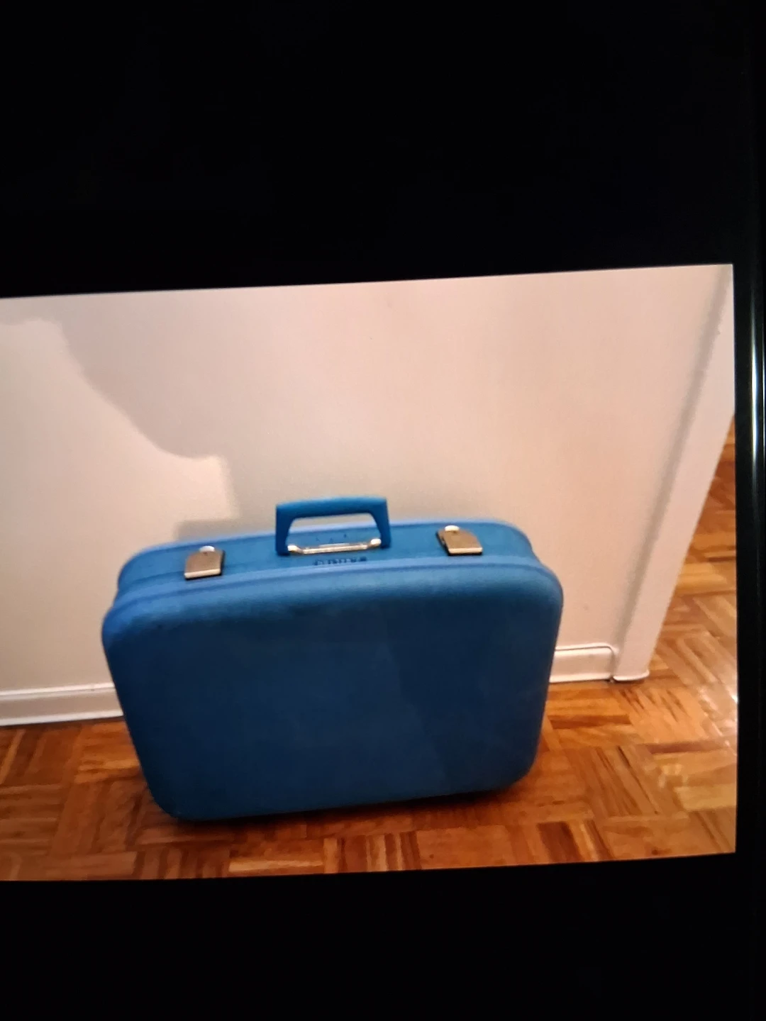 Vintage Samsonite Suitcase - Blue