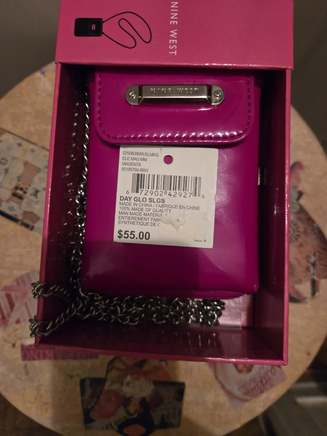 NEW in Box Leather Magenta / Pink Nine West Wallet / Purse - photo 2