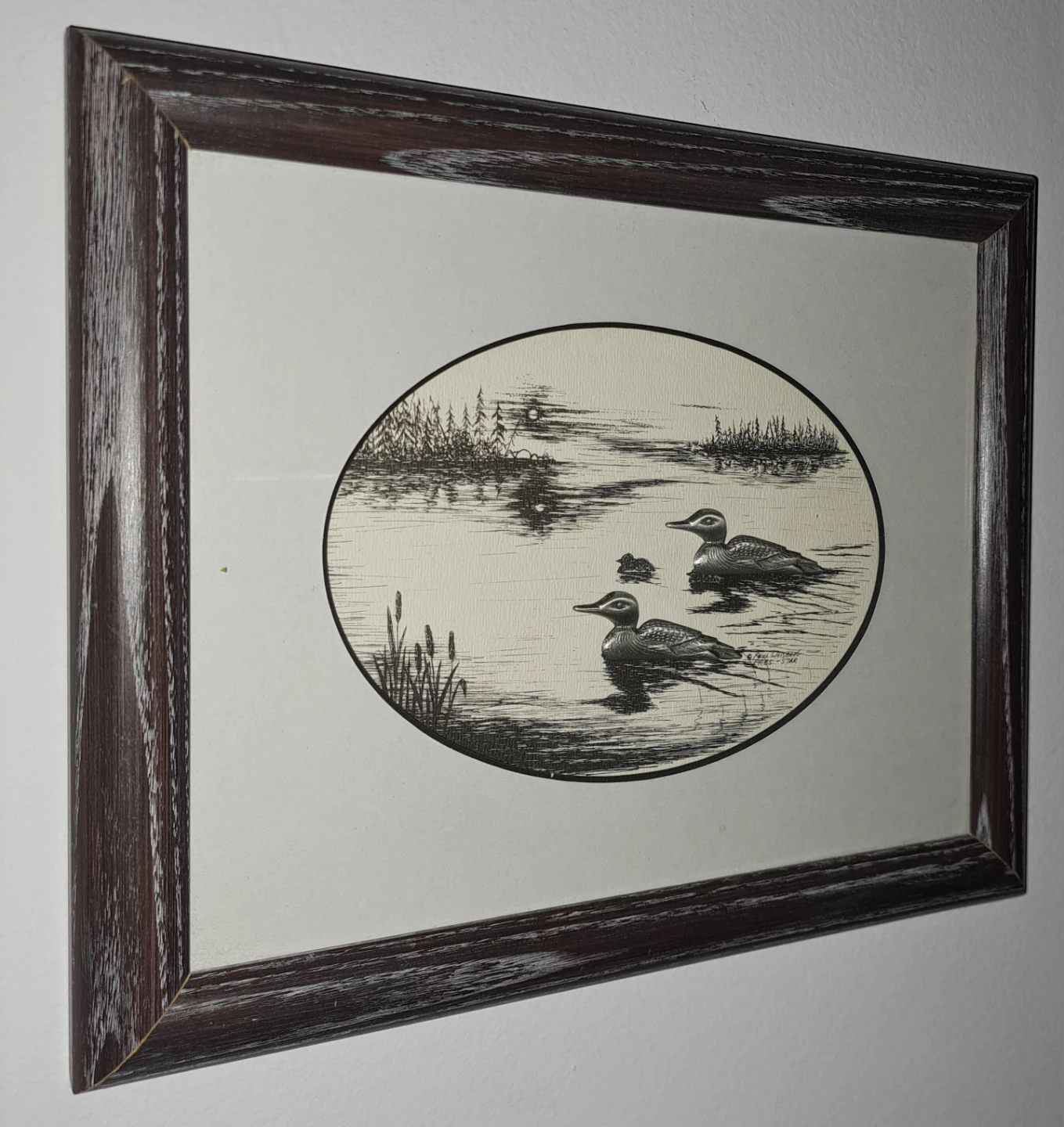 Framed Loon Print - photo 3