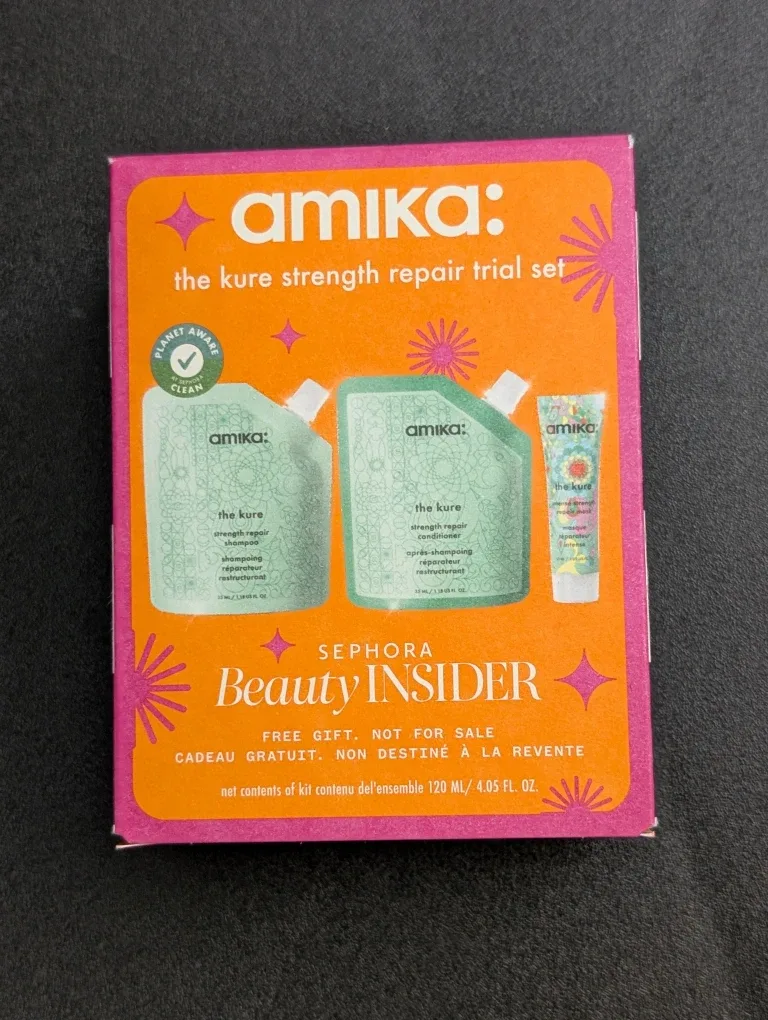 Amika The Kure Strength Repair Trial Set Christmas Gift
