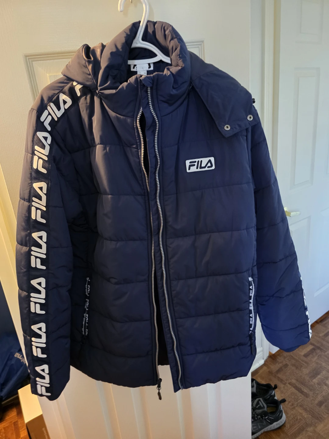Fila Puffer Jacket, Blue