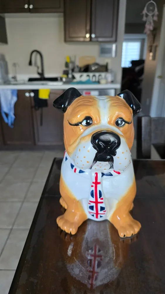 Bulldog Cookie Jar
