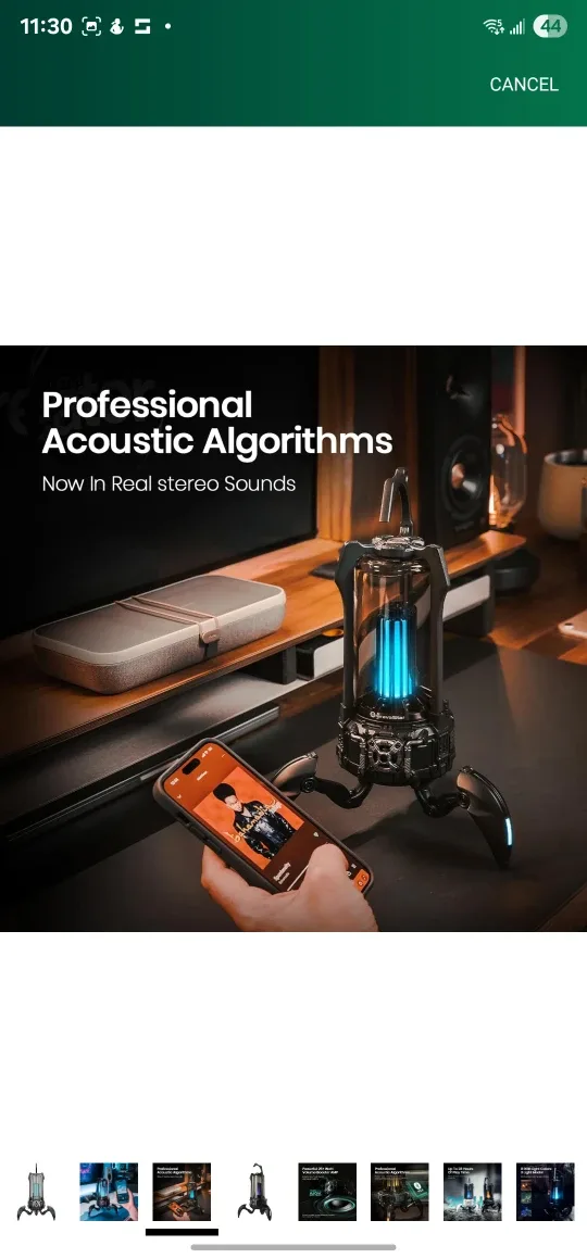 Sealed new GravaStar Supernova Bluetooth Speaker image indicator(4)