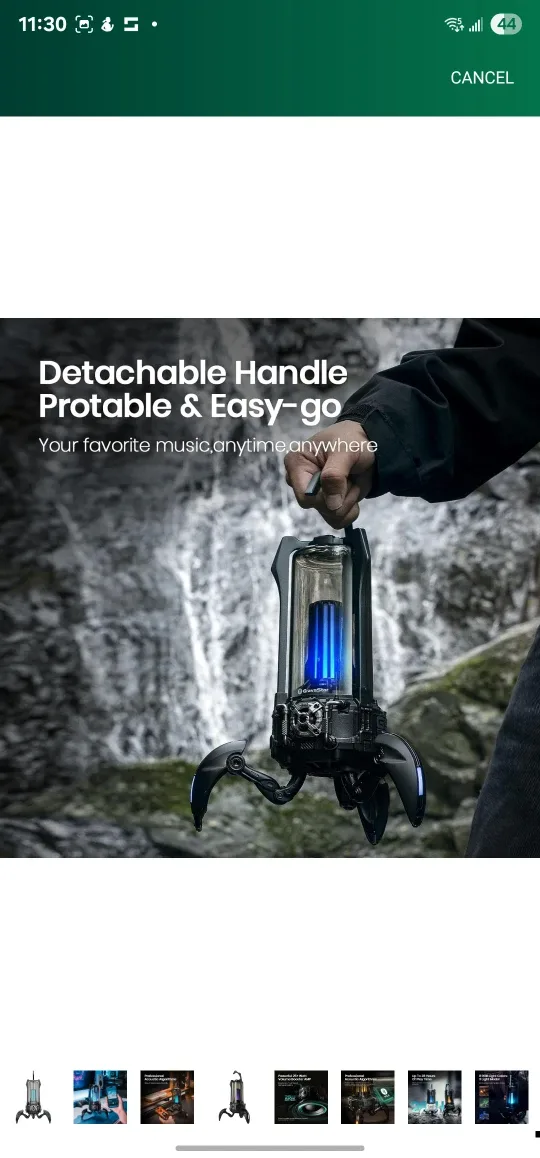 Sealed new GravaStar Supernova Bluetooth Speaker image indicator(5)