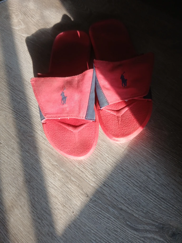 Ralph Lauren Red Slides - Size 8 - photo 2