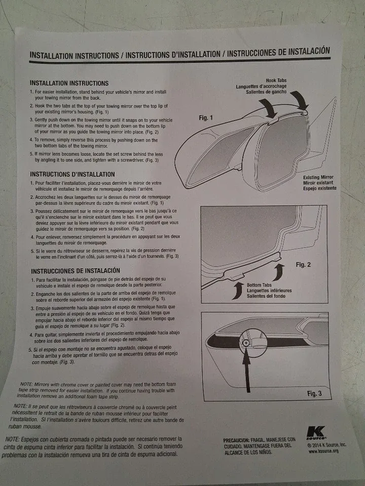 TOWING MIRROR EXTENSIONS FOR DODGE RAM 1500 NON-CLASSIC MODELS image indicator(4)
