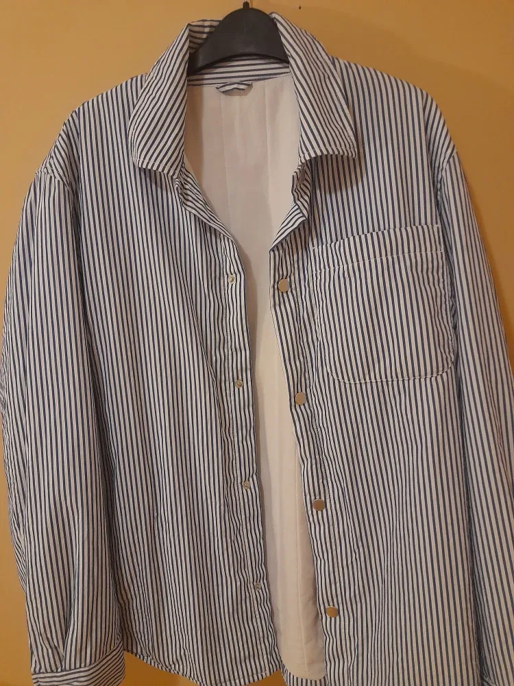 Striped Button-Up Shirt image indicator(4)