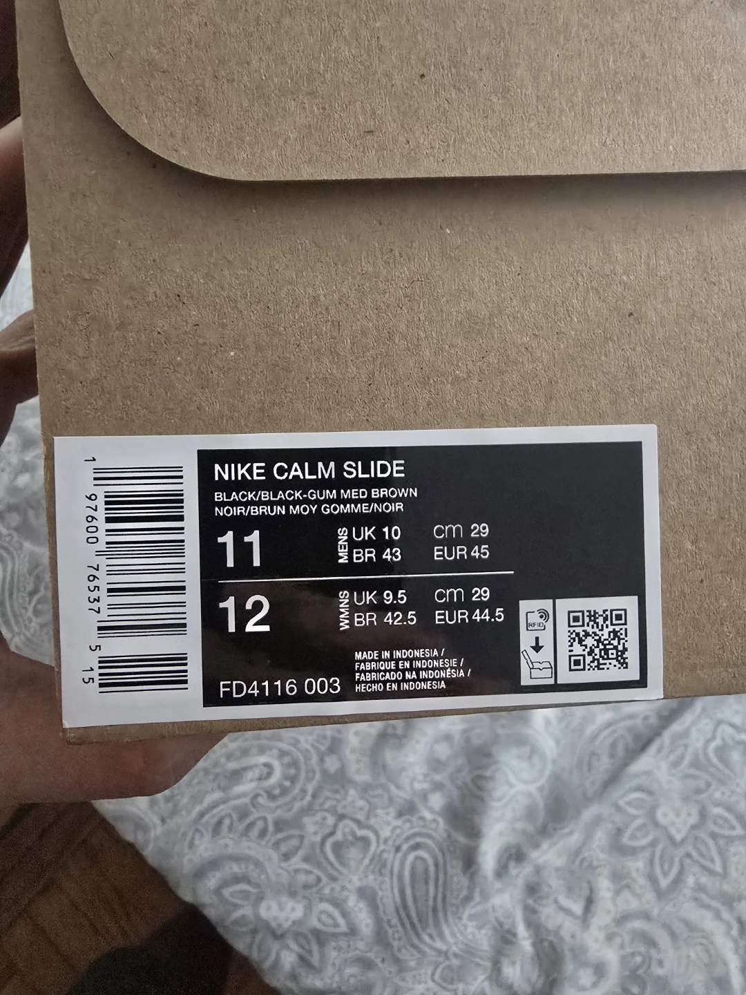 Nike Calm Slide Black Size 11 - New in Box! - photo 2
