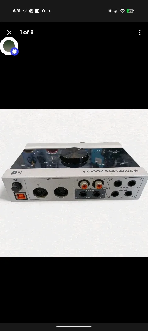 Native Instruments Komplete Audio 6 Interface image indicator(4)