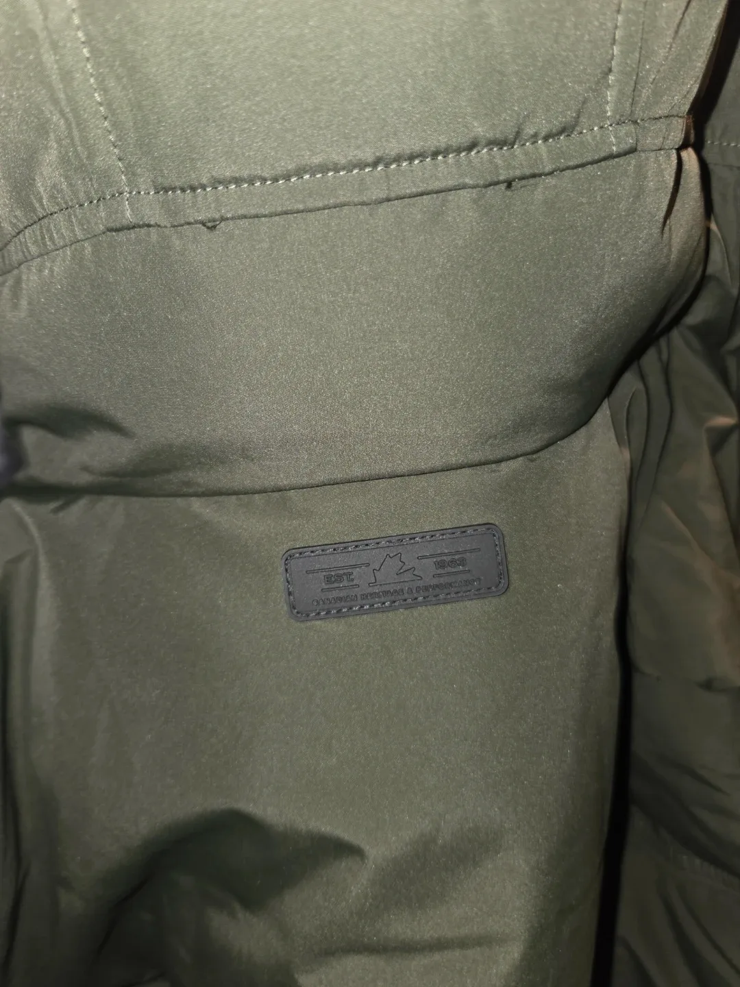 Pajar Olive Green Puffer Vest - Size S image indicator(4)