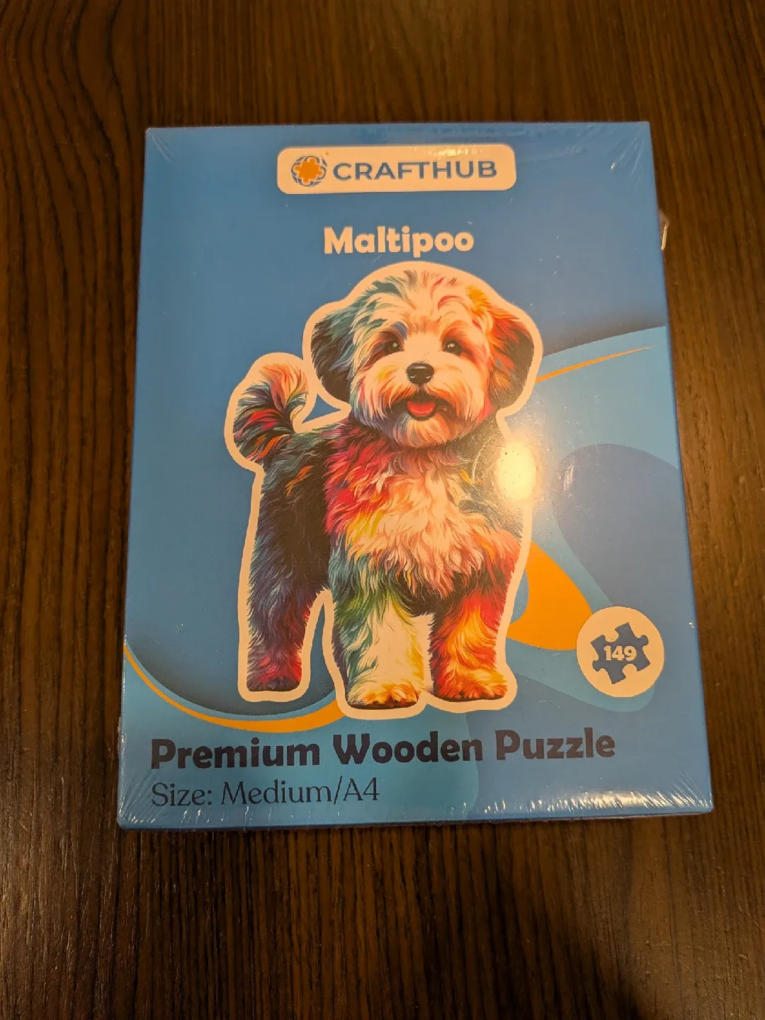 Crafthub Maltipoo Premium Wooden Puzzle - Medium/A4 - NEW
