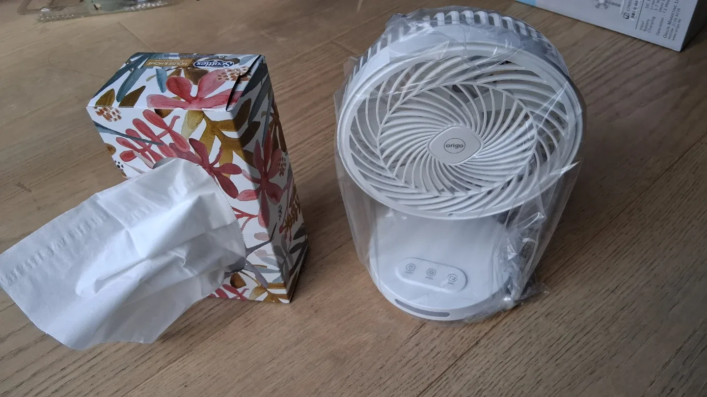 RECHARGEABLE Auto Oscillation FAN LED Night LIGHT