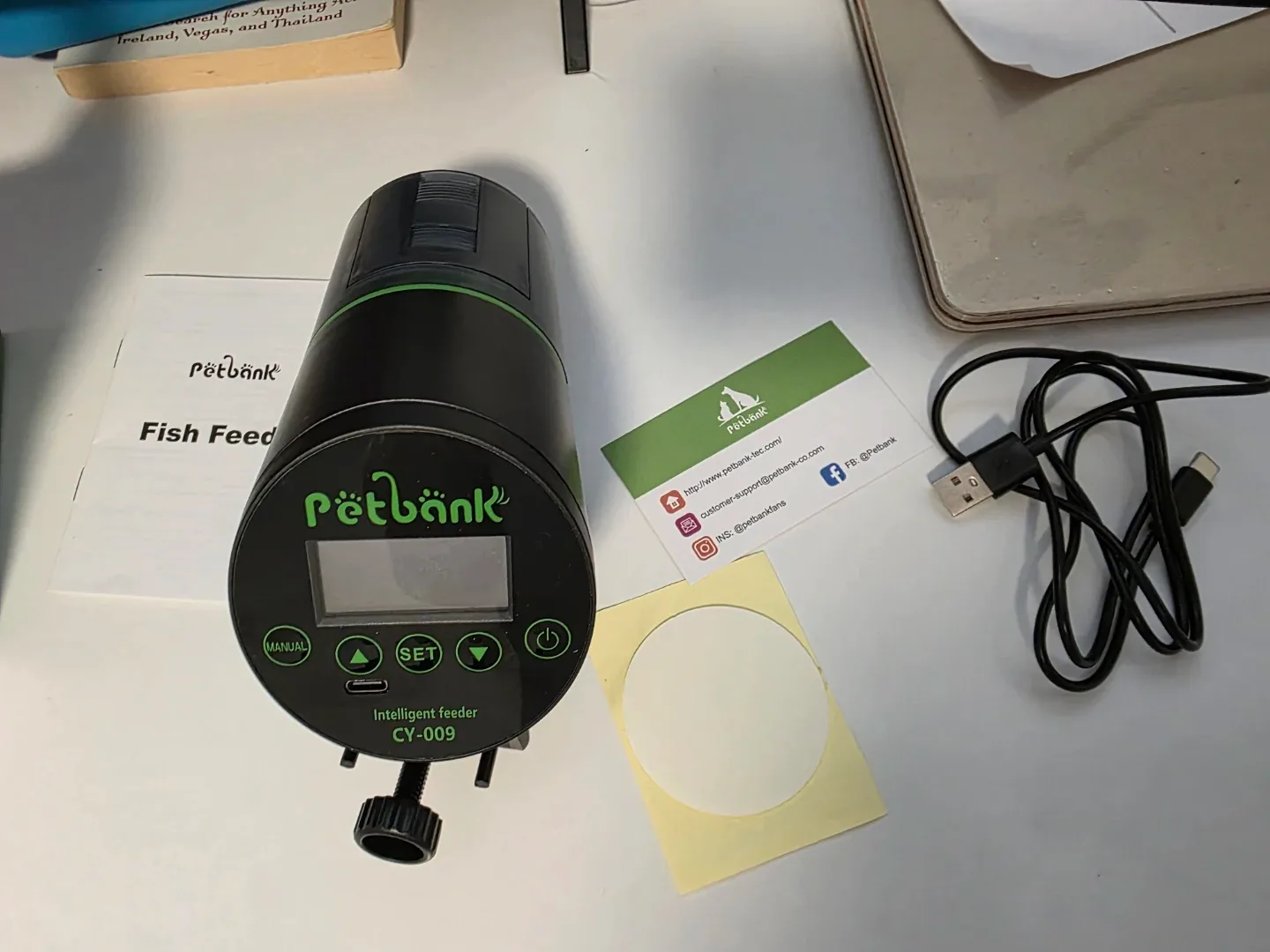 Petbank Intelligent Rechargeable Fish Feeder CY-009 image indicator(3)