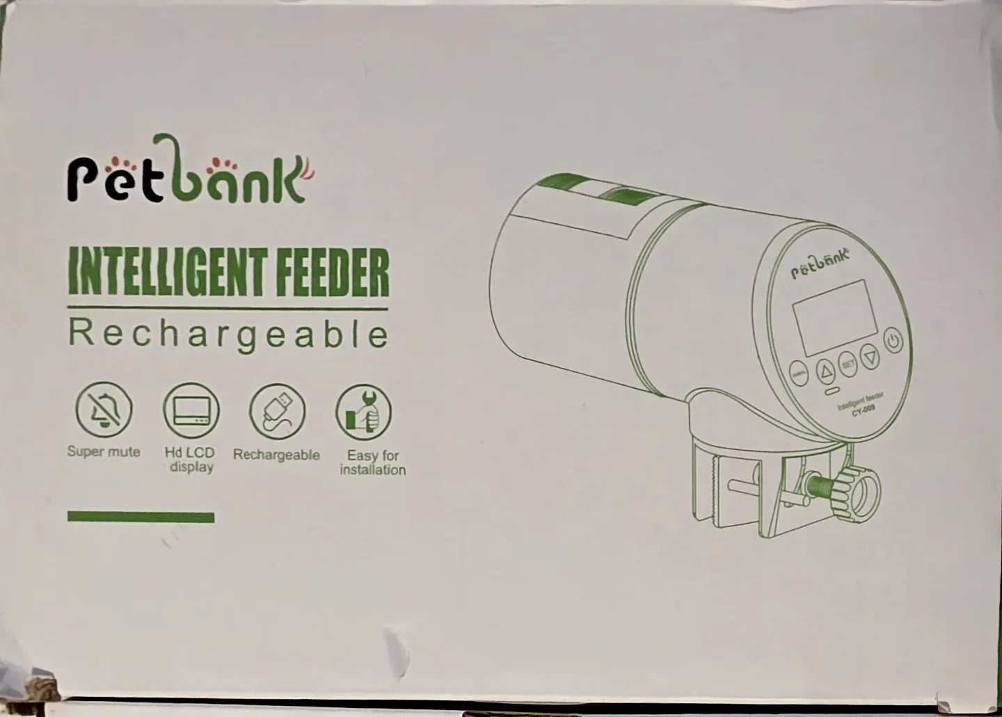 Petbank Intelligent Rechargeable Fish Feeder CY-009 image indicator(7)
