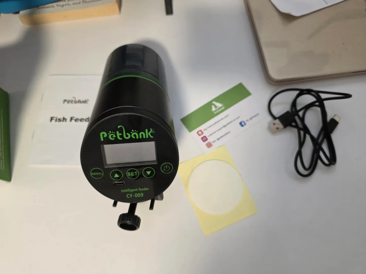 Petbank Intelligent Rechargeable Fish Feeder CY-009 image indicator(9)