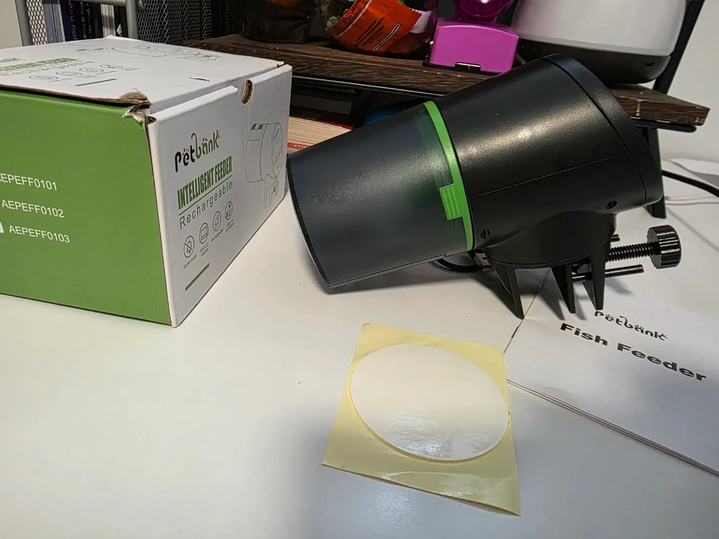 Petbank Intelligent Rechargeable Fish Feeder CY-009 image indicator(10)