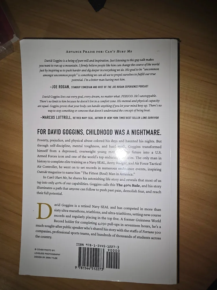 Can't Hurt Me Book by David Goggins image indicator(2)