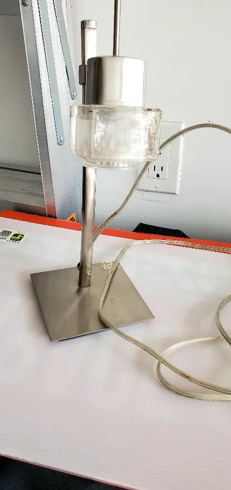 Silver Desk Lamp