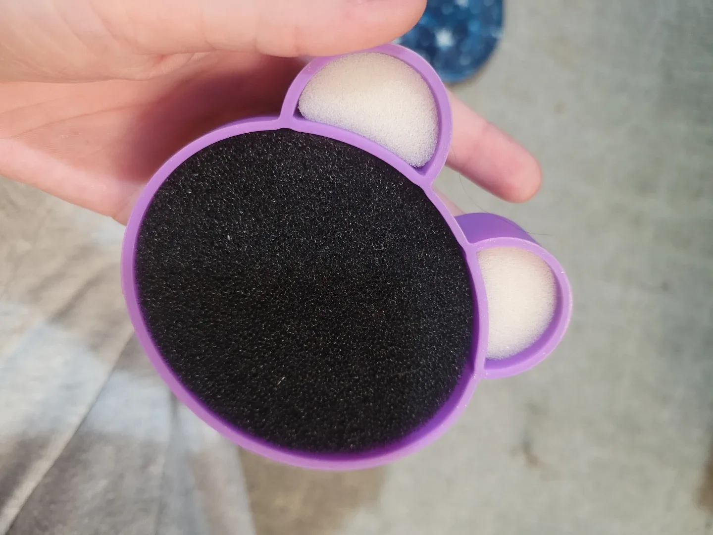 Purple Silicone Makeup Brush Cleaning Pad image indicator(3)