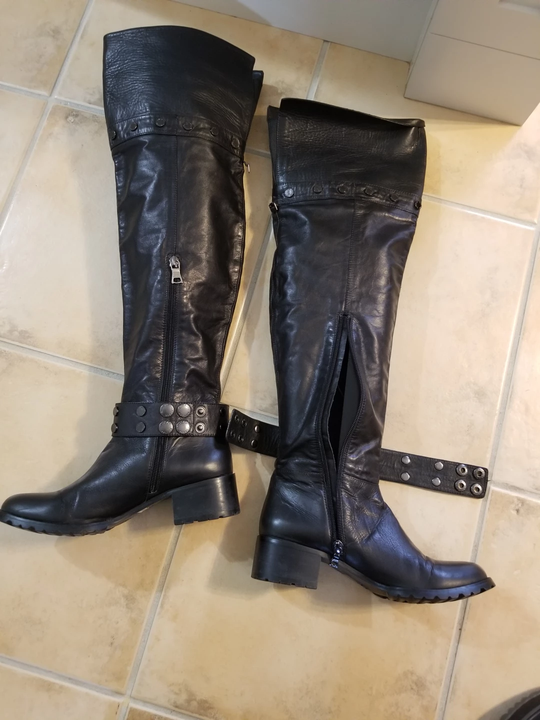Rudsak Black Leather  High Boots - photo 2