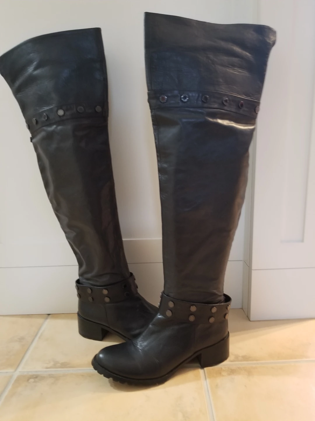 Rudsak Black Leather  High Boots - photo 4