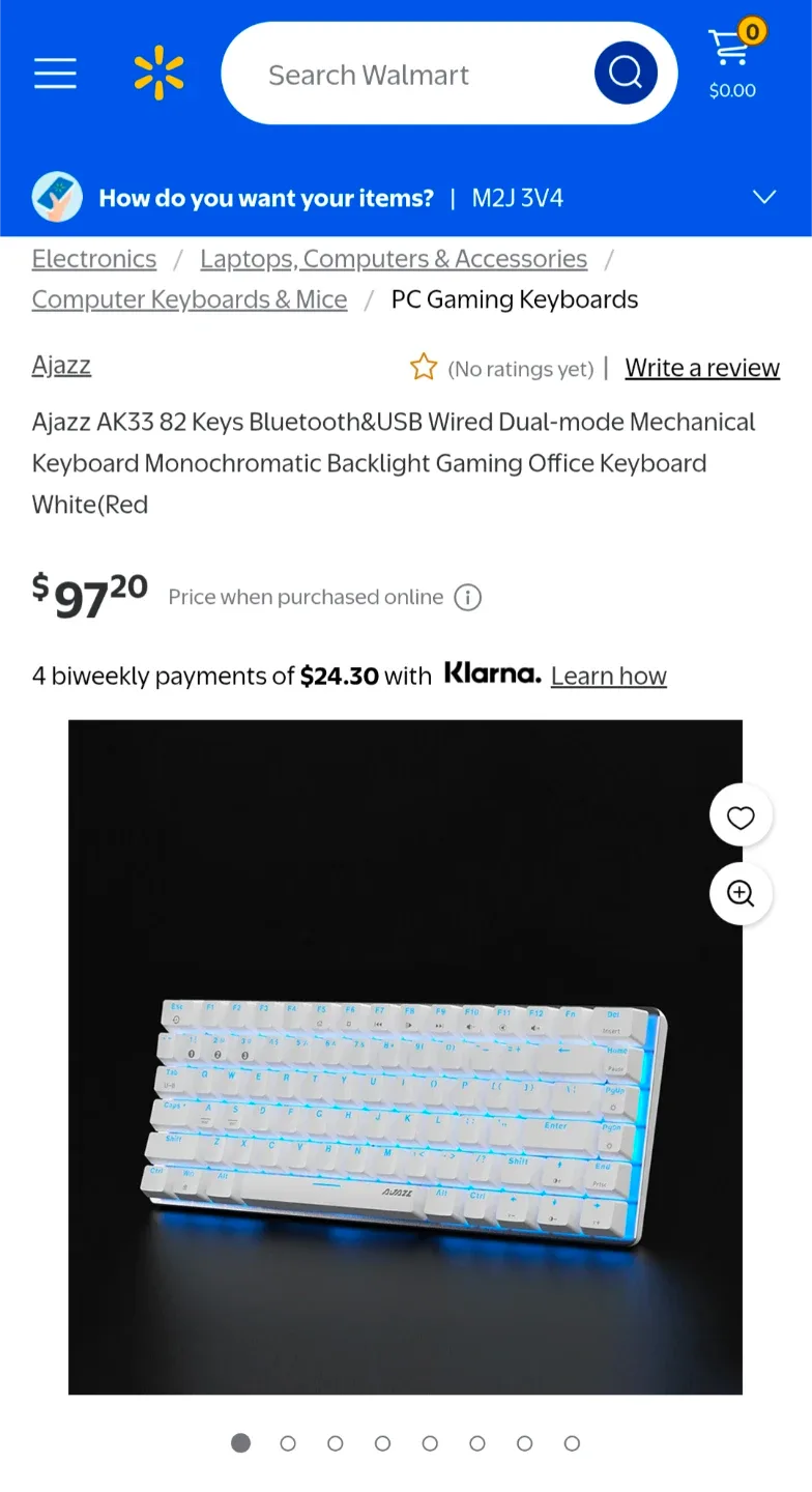 Ajazz AK33 82-Key Mechanical Keyboard - White image indicator(3)