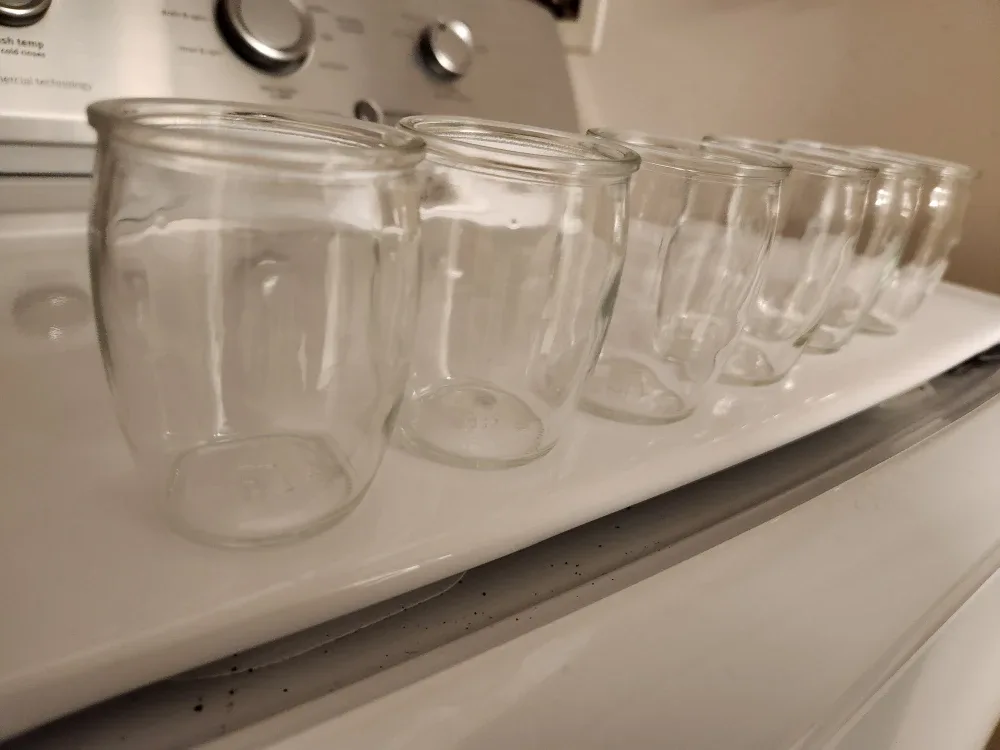 Set of 6 Glass Dessert Cups