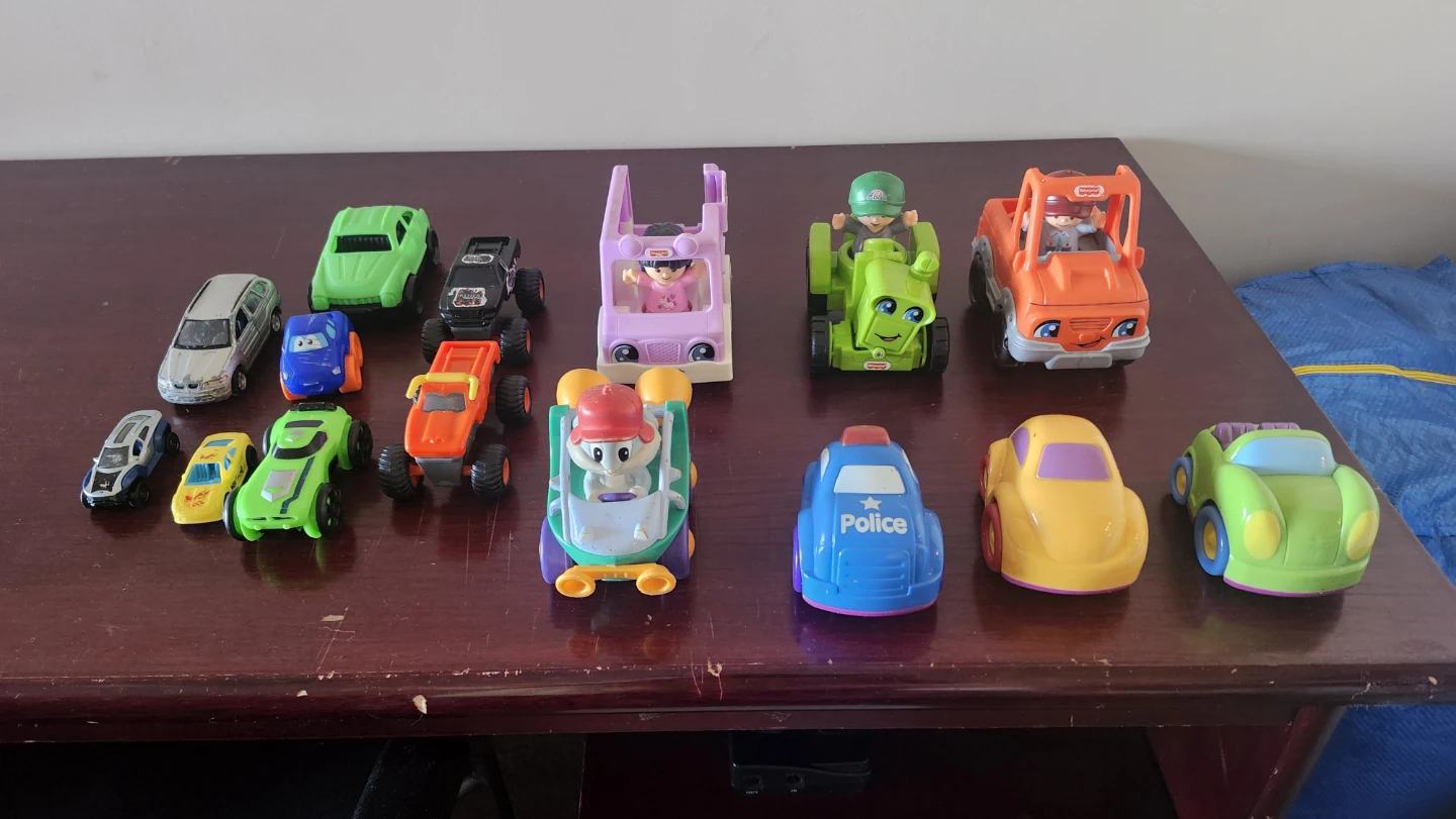 Assorted Toy Cars - Fisher-Price, Little Tikes
