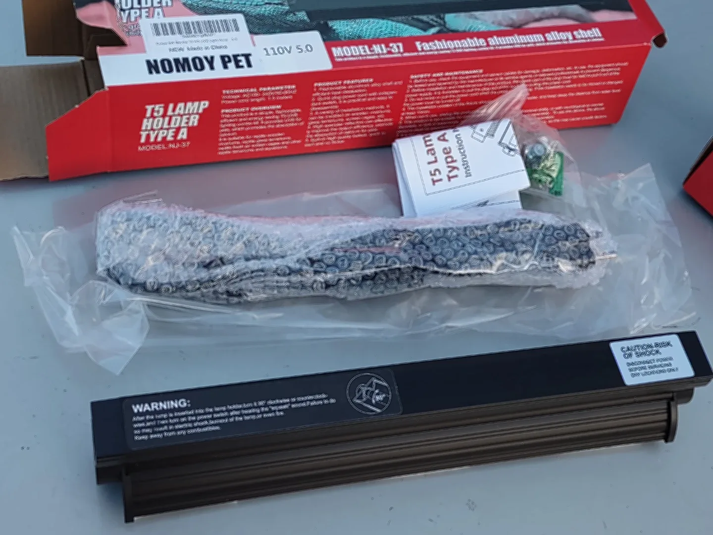NOMOY PET T5 Lamp Holder Type A Model NJ-37 - NEW image indicator(4)