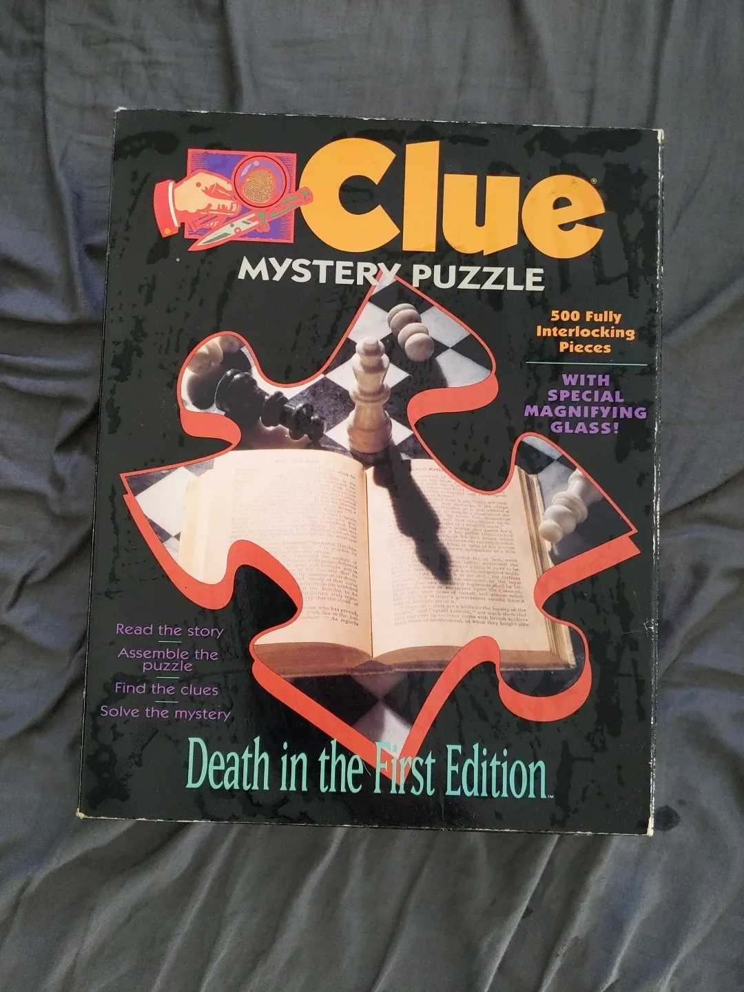 Clue Death in the First Edition Jigsaw Puzzle