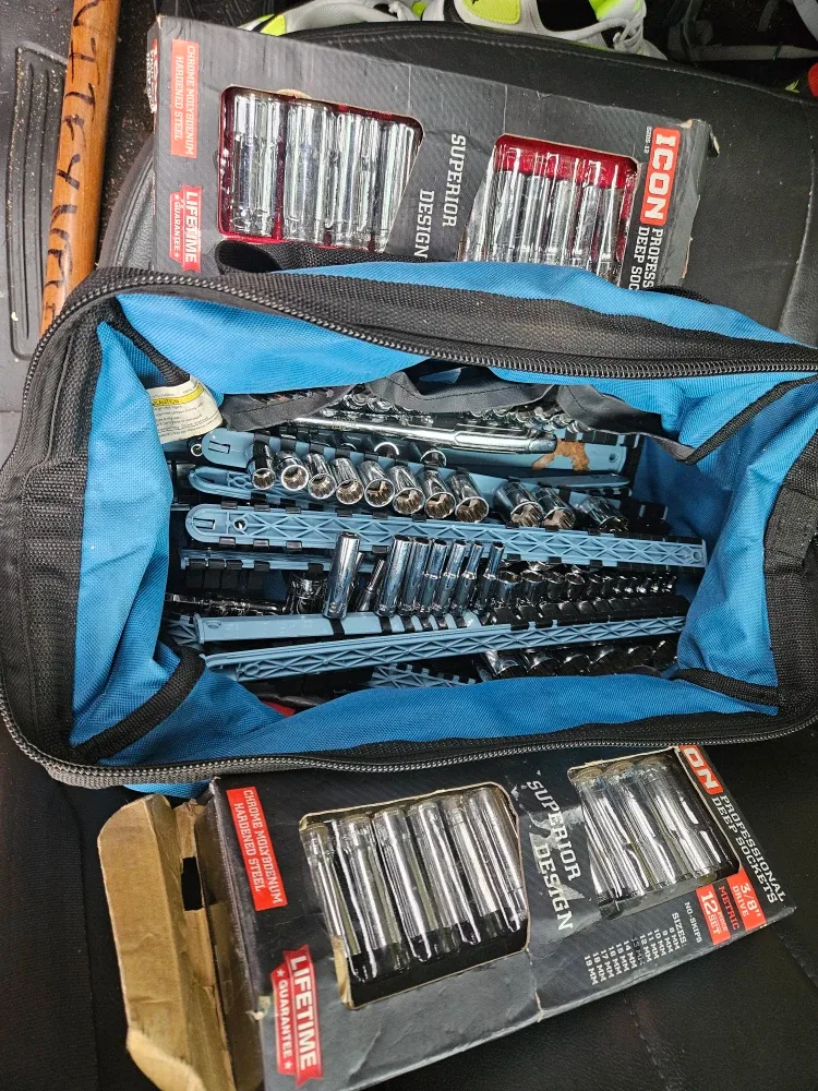 Mixed Tool Set - Kobalt, Craftsman, Icon, Husky.