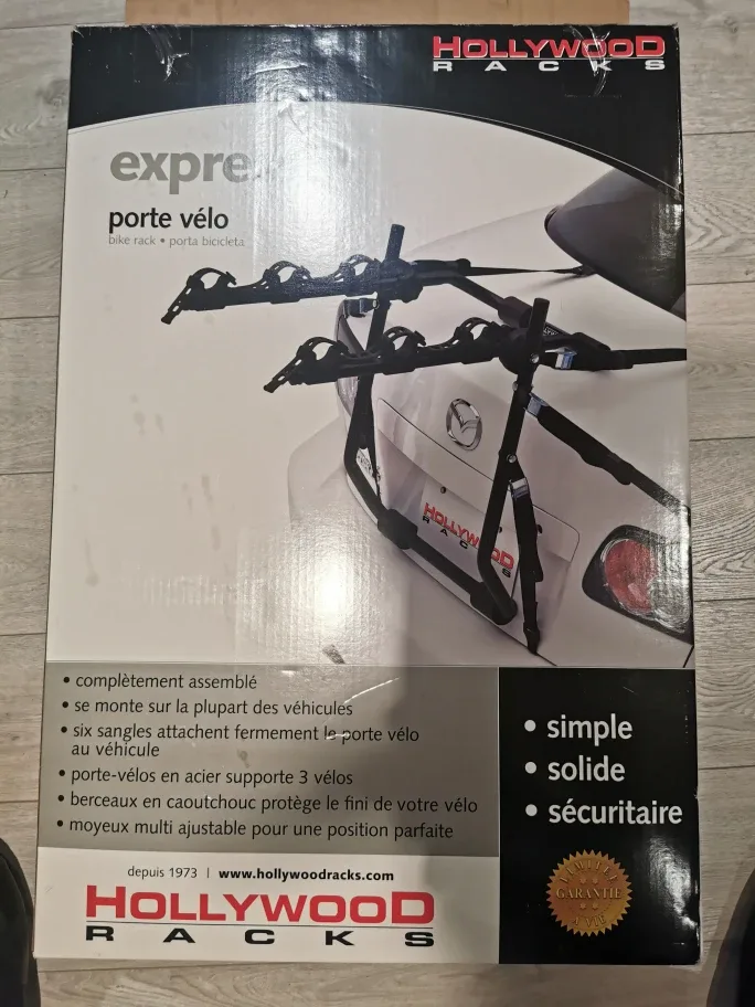 Hollywood Racks Express 3 Bike Rack - New in Box image indicator(2)