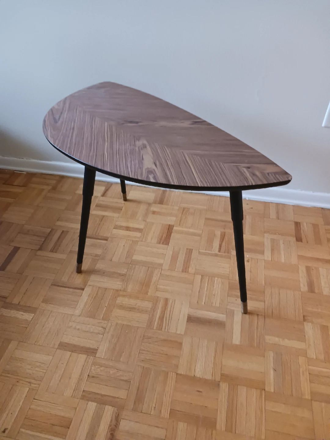 Modern Half-Moon Accent Table