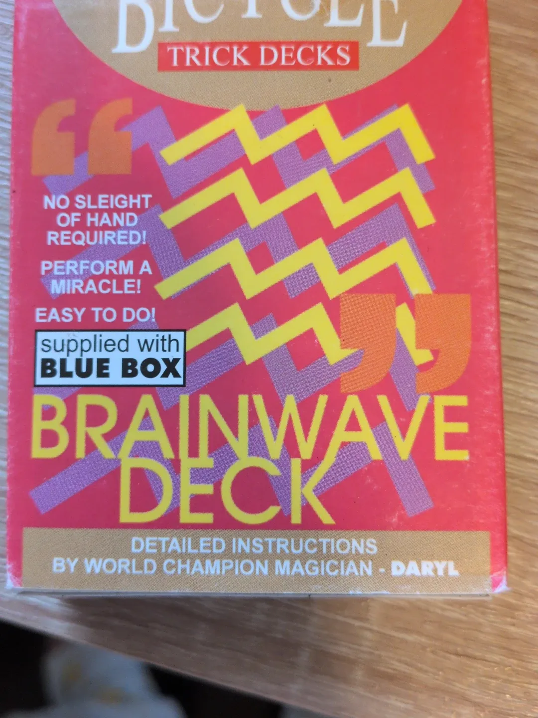 Magic prop :  Bicycle Brainwave Deck  Cards