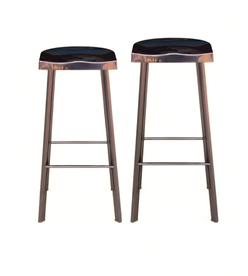 Set of 4 Rose Gold Bohemian Bar Stools image indicator(2)