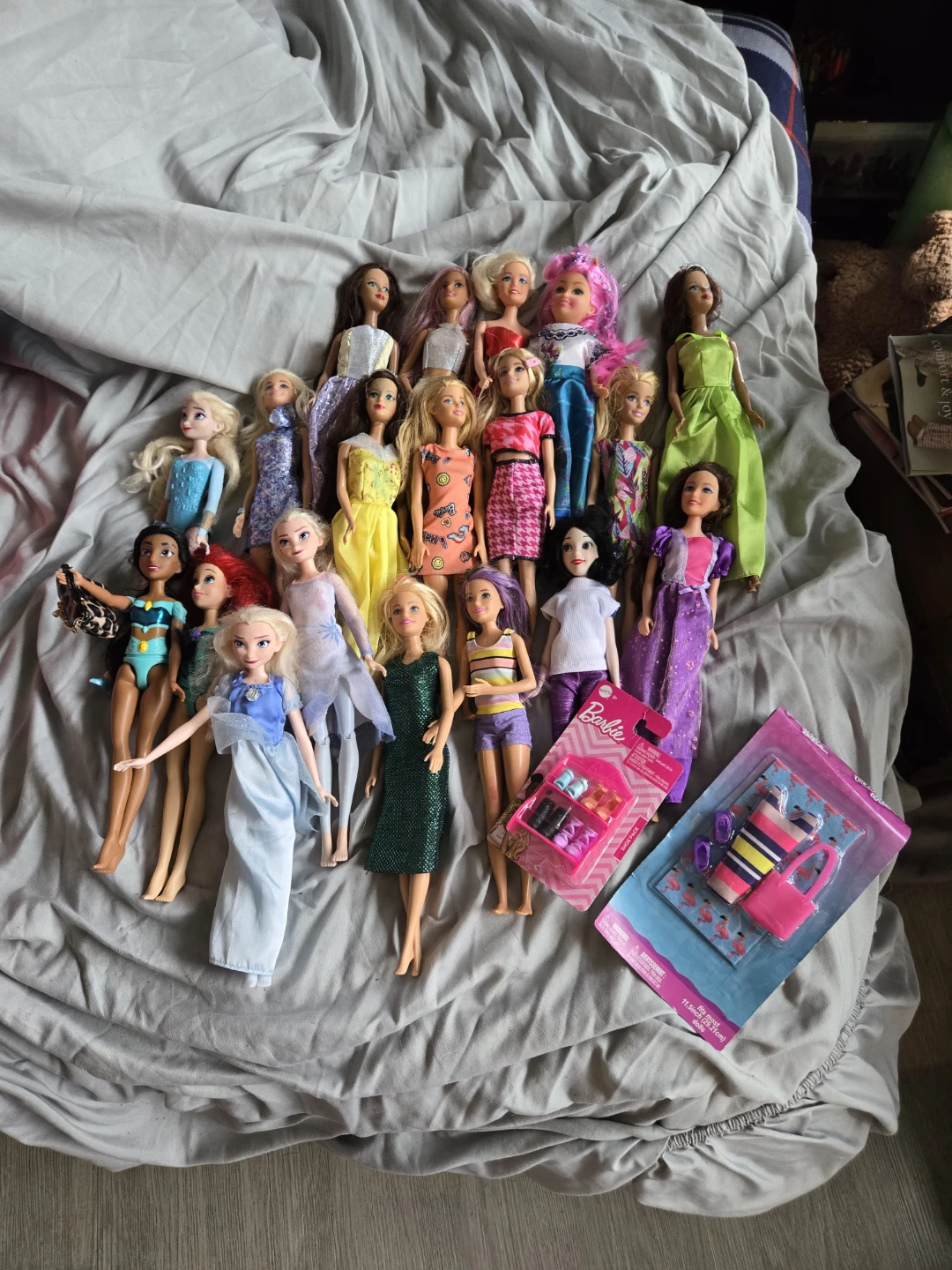 Lot of 20+ Barbie Dolls and Accessories