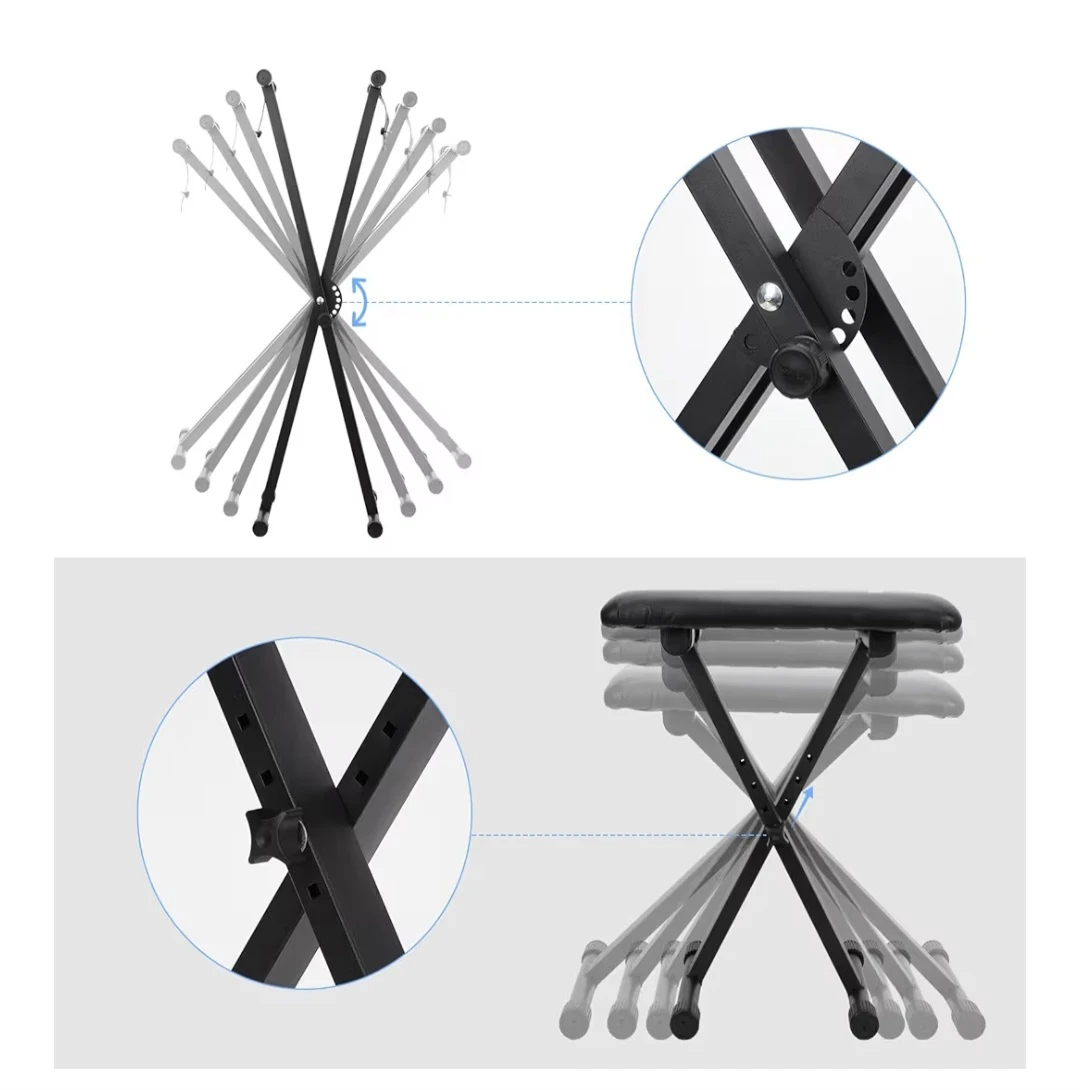 Keyboard Stand & Bench Set, Double-X - photo 2